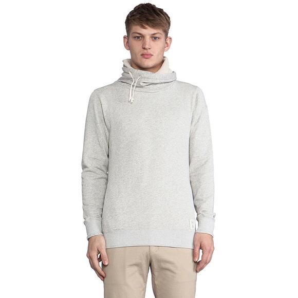 Scotch & Soda Home Alone Twisted Neck
Hoody Distressed Gray Size XL - Picture 1 of 12